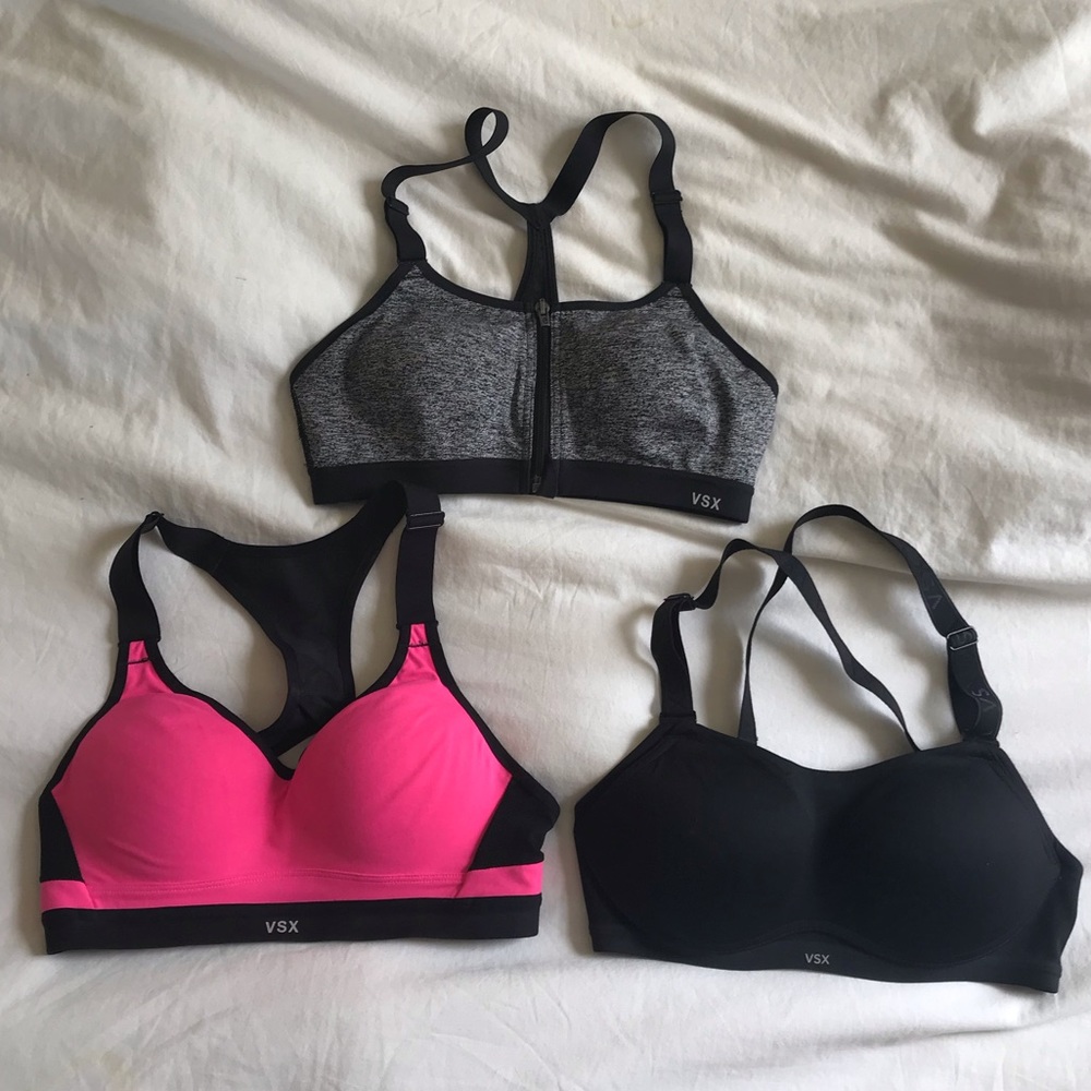 Pack of 3 VS Sports Bras ❀